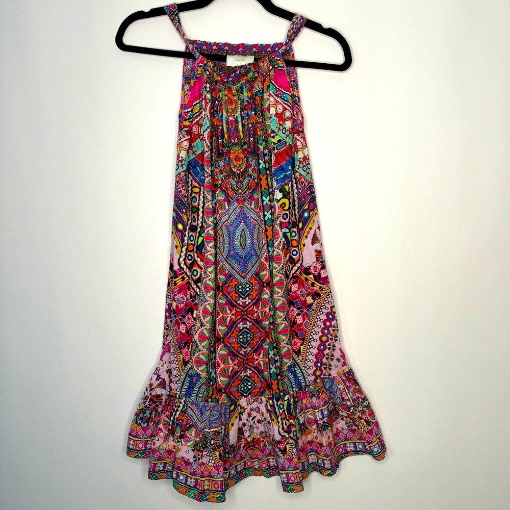 Camilla Multicolor Patterned Kids Dress size 8 #0025